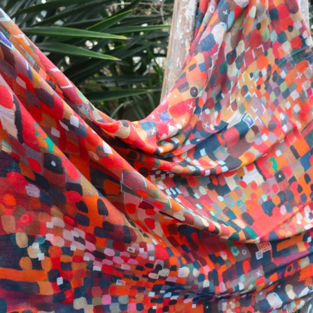 FOULARD - CONFETTI orange