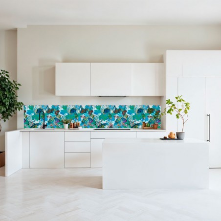 CRÉDENCE - LILIE aqua - 40x120