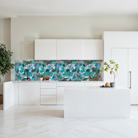 CRÉDENCE - LILIE aqua - 60x120